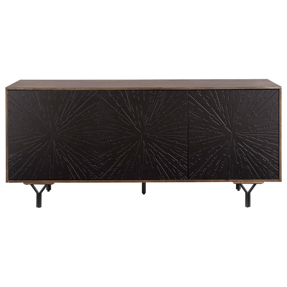 Ashley Lavinmont Accent Cabinet in Gray-Brown, Deep Brown and Black, , large