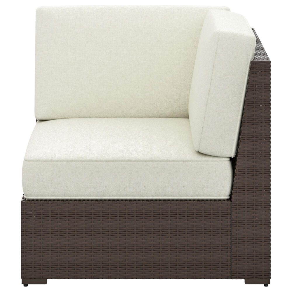 Homestyles Palm Springs 3-Piece Patio Set with Storage Table in Brown, , large