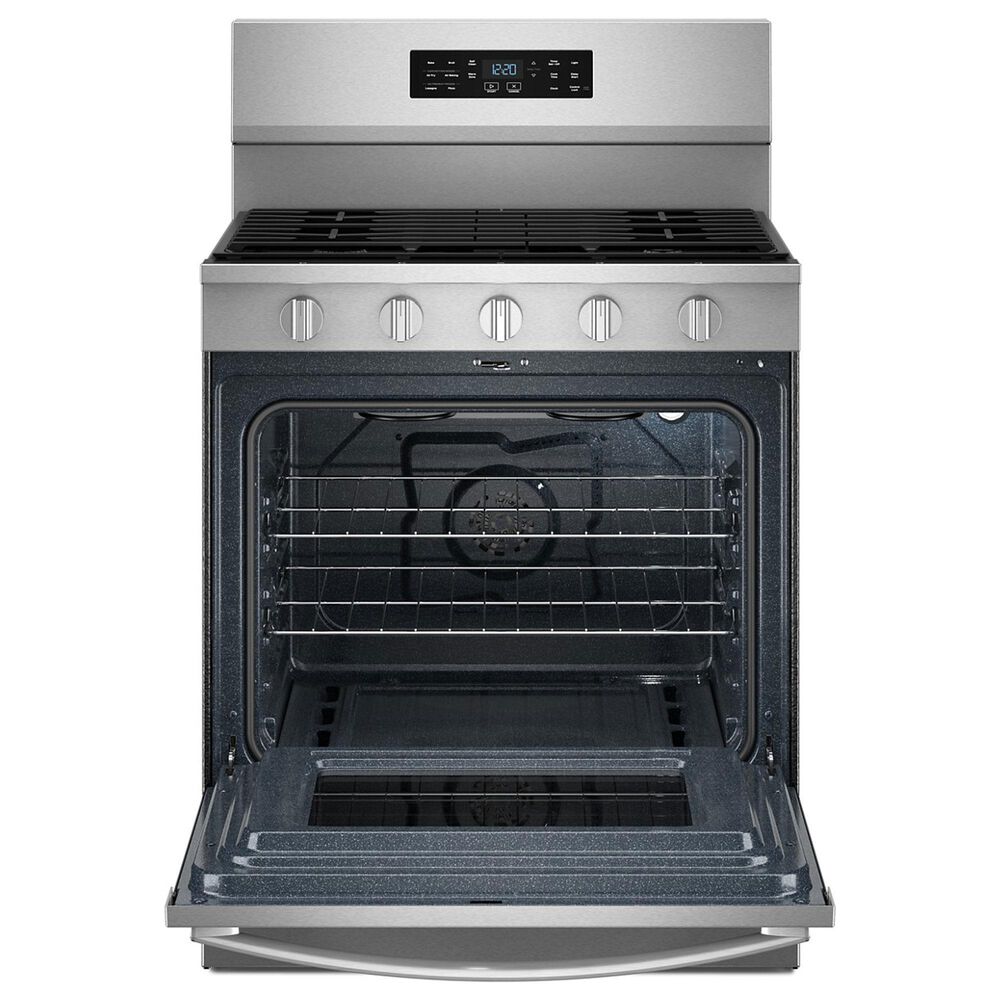 Whirlpool 5 Cu. Ft. Gas Range with Air Cooking Technology in Fingerprint Resistant Stainless Steel, , large