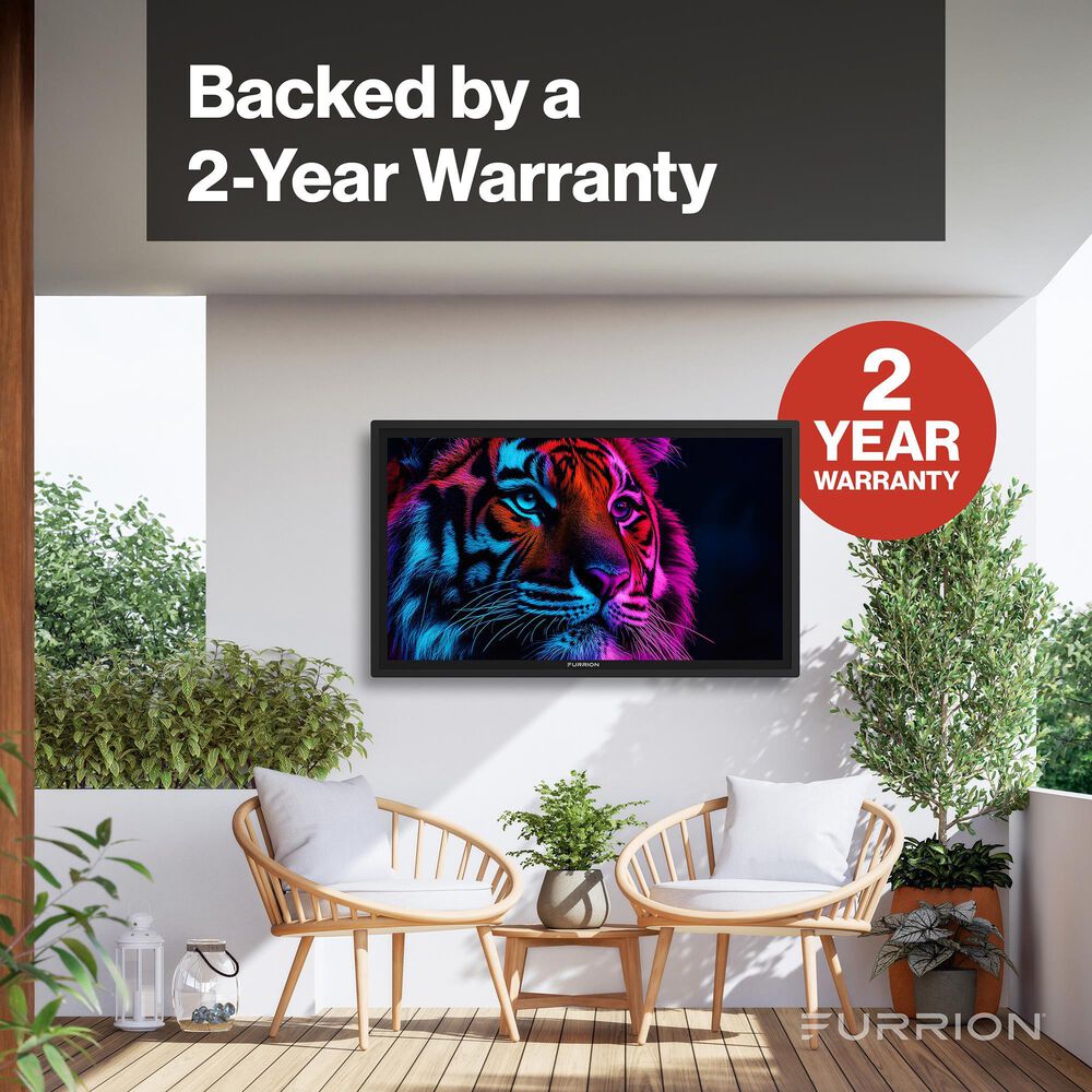 Furrion Aurora 55" Class Partial Sun 2 Outdoor 4K UHD LED TV in Black - Smart TV, , large