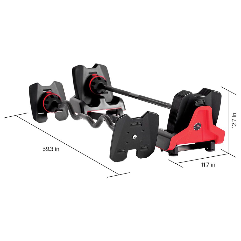 Bowflex SelectTech 2080 Barbell with Curl Bar, , large