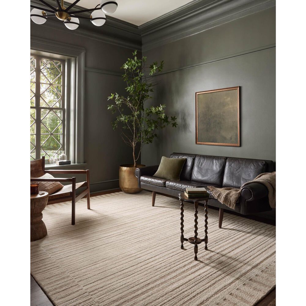 Magnolia Home Rae Natural and Oatmeal 2&#39;3&quot; x 3&#39;9&quot; Area Rug, , large