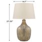 Ashley Mari Glass Table Lamp in Gray and Gold, , large
