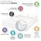 Hampton Park Madison Park 4-Piece Luxurious Brushed Microfiber Deep Pocket King Sheet Set in Seafoam, , large