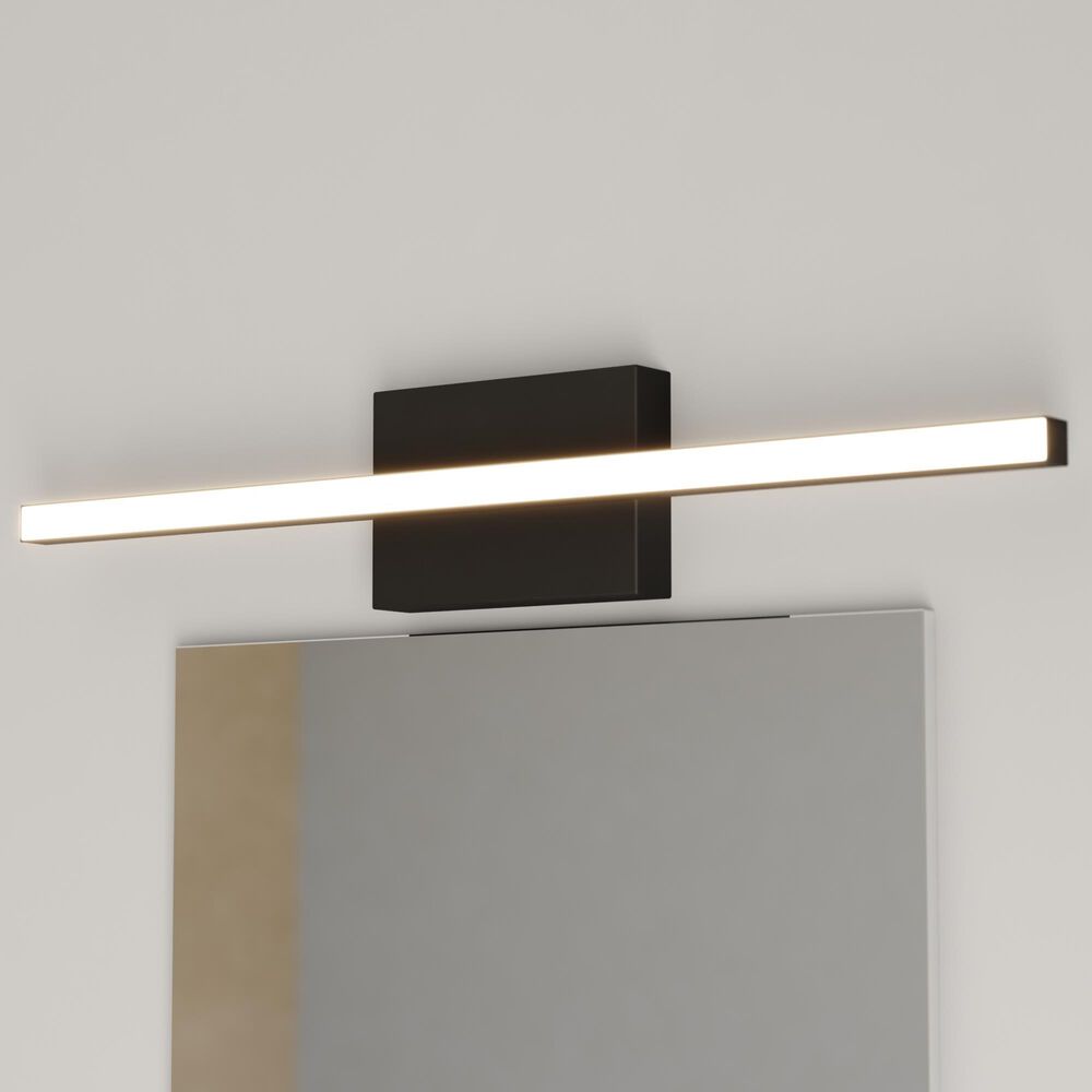 Vaxcel Ashburn 1-Light Bathroom Vanity in Matte Black, , large