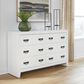 Ashley Binterglen 6-Drawer Dresser in White, , large