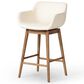 Four Hands Hannah Swivel Counter Stool in Amber Ash, , large