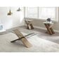 Crystal City Tasha Cocktail Table in Natural and Deep Cherry, , large