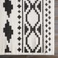 Surya Moroccan Shag MCS-2305  2" x 3" Black and White Area Rug, , large