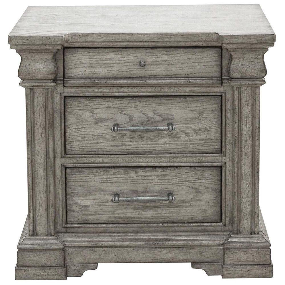 Nicolette Home Madison Ridge 3 Drawer Nightstand in Madison Ridge Gray, , large