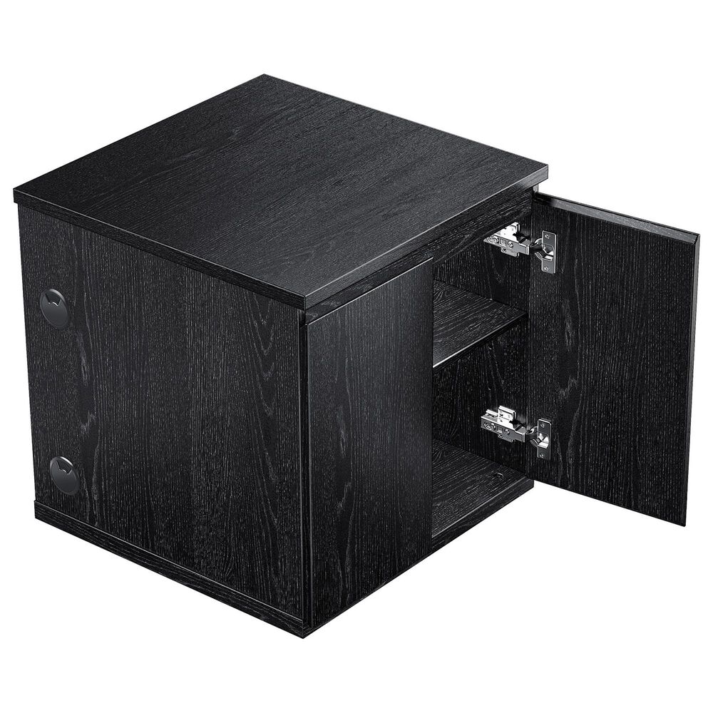 ErgoAV Modular Shelf Cabinet in Black, , large