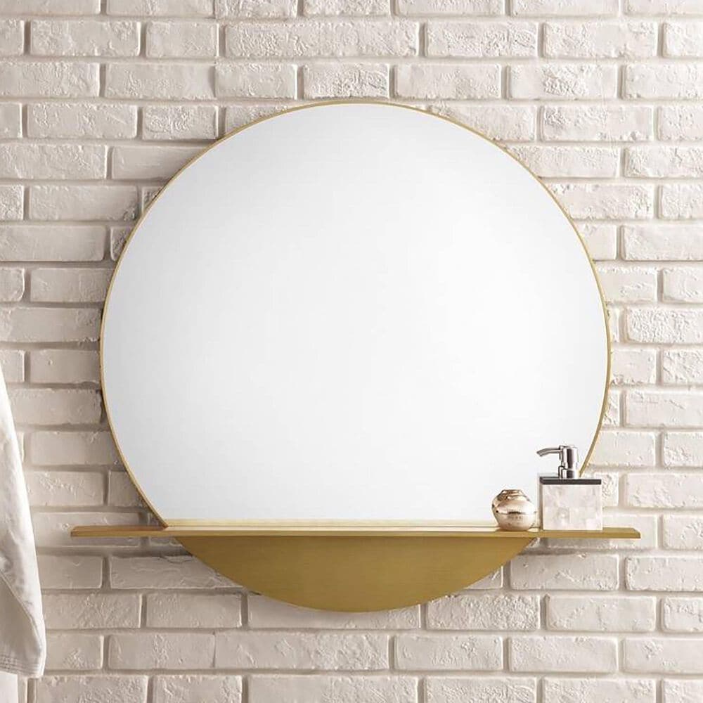 James Martin Vanities Platform 36" Mirror in Radiant Gold, , large