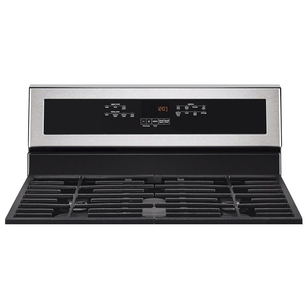 Maytag 6.0 Cu. Ft. 30Inch Wide Double Oven Gas Range With True Convection in Stainless Steel