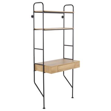 Lumisource Lean Desk in Brown and Black, , large