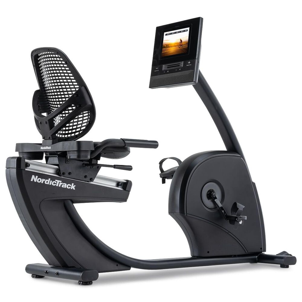 NordicTrack New 10 Recumbent Exercise Bike in Black, , large