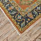 Feizy Rugs Ustad 2" x 3" Rust and Charcoal Area Rug, , large