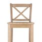 Linon Home Decor Torino X-Back Bar Stool in Grey Wash, , large