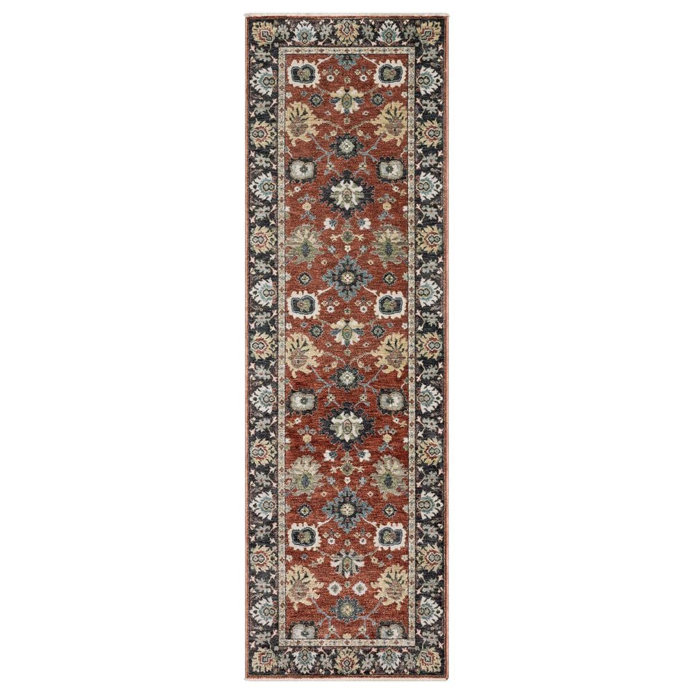 Oriental Weavers Eliana ELI12 Red and Blue 2"3" x 7"6" Runner, , large