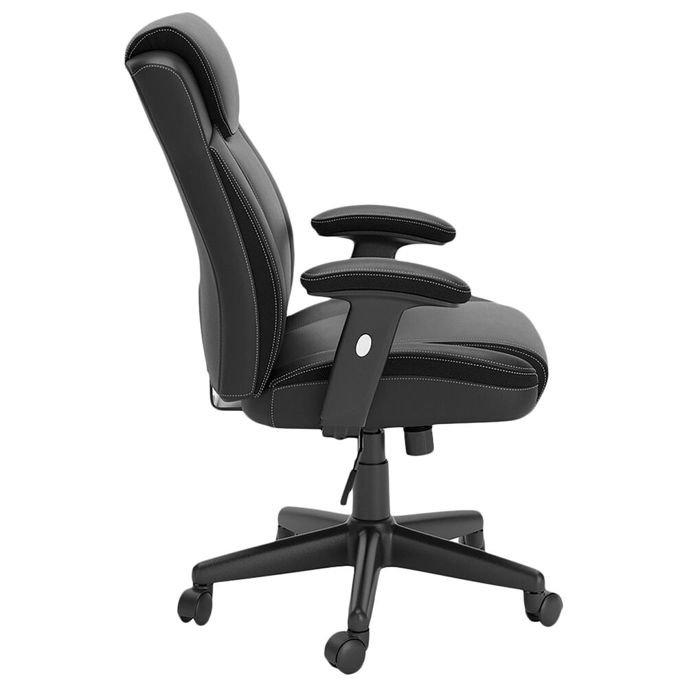 Ashley Corbindale Swivel Desk Chair in Black, , large