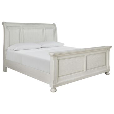 Ashley Robbinsdale Queen Sleigh Bed in Antique White, , large