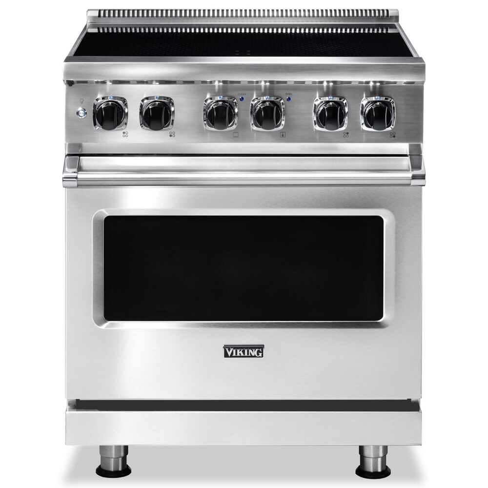 Viking Range 30" Induction Range with 4 Elements in Frost White, , large