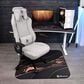 Arozzi Zona Quattro Microfiber Noise Dampening and Scratch Protection Anti-Slip Chair Mat in Black Gold, , large
