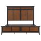 Legacy Classic Fenmore King Panel Bed in Mocha and Distressed Cherry, , large