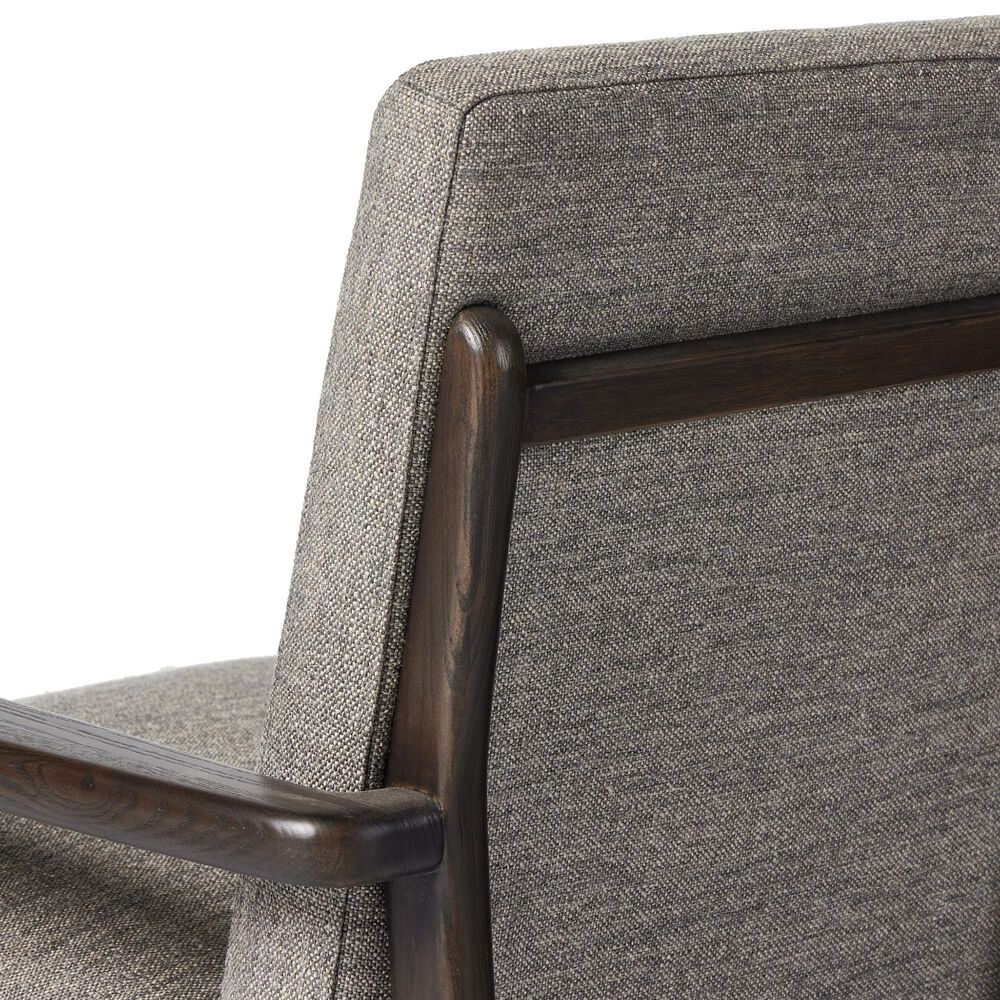 Four Hands Albiba Arm Chair in Burnt Oak, , large