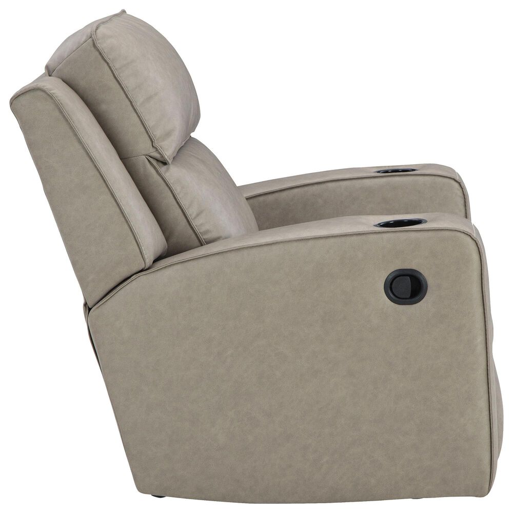Ashley Lavenhorne Power Reclining Sofa and Recliner Set in Pebble, , large