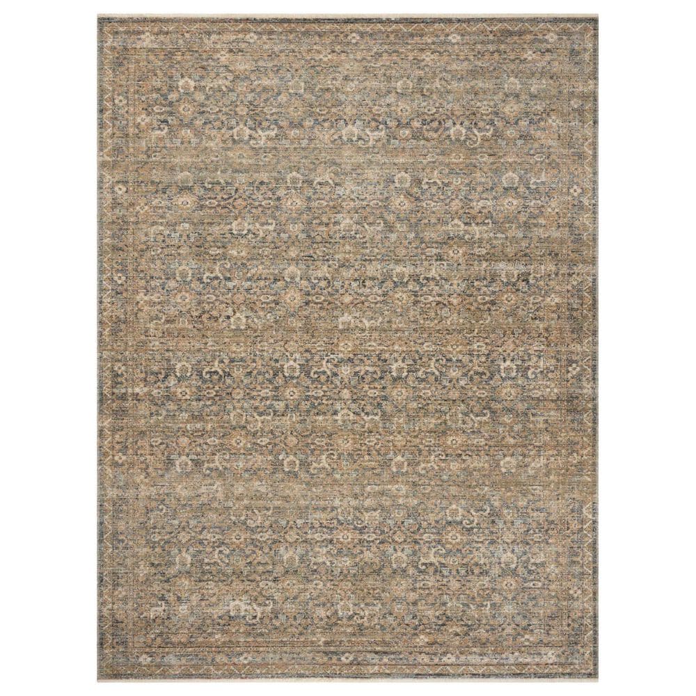 Amber Lewis x Loloi Molly Denim and Gold 3" x 5" Area Rug, , large