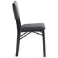 Linon Home Decor Norway Folding Chair in Black, , large