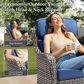 Sunwell Garden 4-Piece Firepit Set in Navy, , large