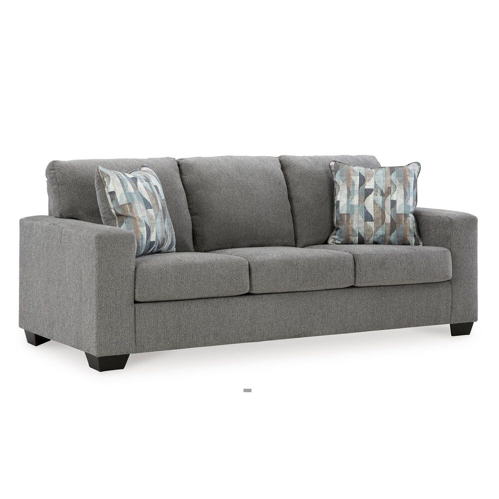 Ashley Deltona Stationary Sofa in Graphite, , large