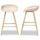 Baxton Studio Mairi Counter Stool in Beige/Natural (Set of 2), , large
