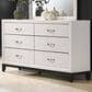 Crown Mark Akerson Chalk Dresser in White, , large