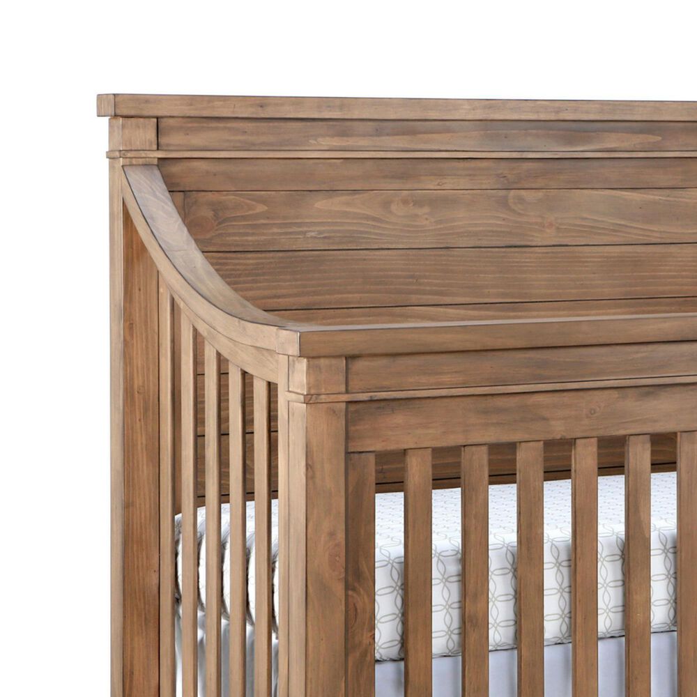 Baby Appleseed Rowan Flat Top 4-In-1 Convertible Crib in Sandwash, , large