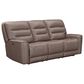 Simeon Collection Lawson Power Reclining Zero Gravity Sofa with Drop Down Table in Sydney Brunette, , large