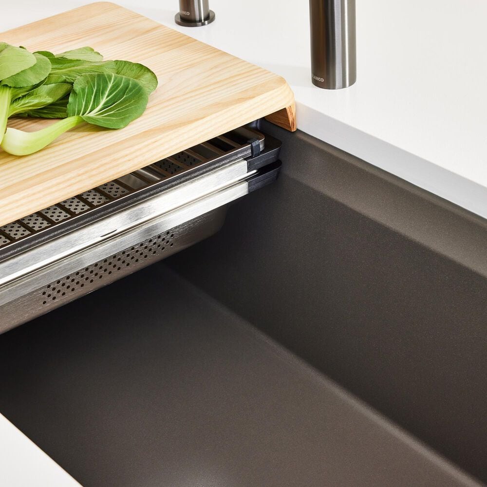 Blanco Inteos 33&quot; Undermount Single Bowl Kitchen Sink in Cafe, , large