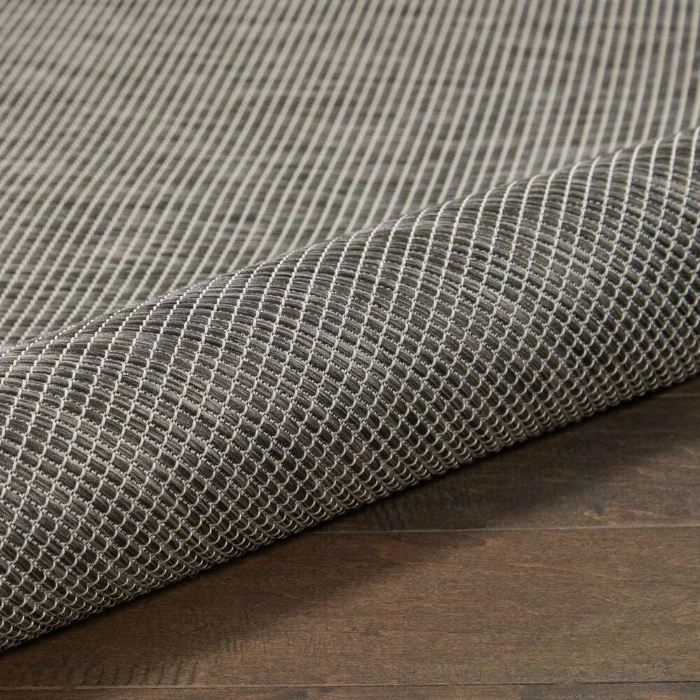 Nourison Positano 3&#39; x 5&#39; Charcoal Indoor/Outdoor Area Rug, , large