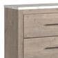 Ashley Senniberg 6 Drawer Dresser in Light Brown and White, , large