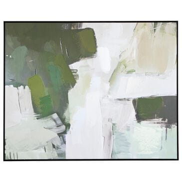 Ashley Vinick 50" x 40" Wall Art in Green, Gray and White, , large
