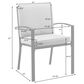 Crosley Furniture Kaplan 2-Piece Patio Chair Set in Mist, , large