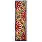 Nourison Aloha Floral 2"3" x 10" Red and Multicolor Indoor/Outdoor Runner, , large