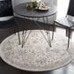 Safavieh Jasmine JSM333F 5"3" Round Grey and Blue Area Rug, , large