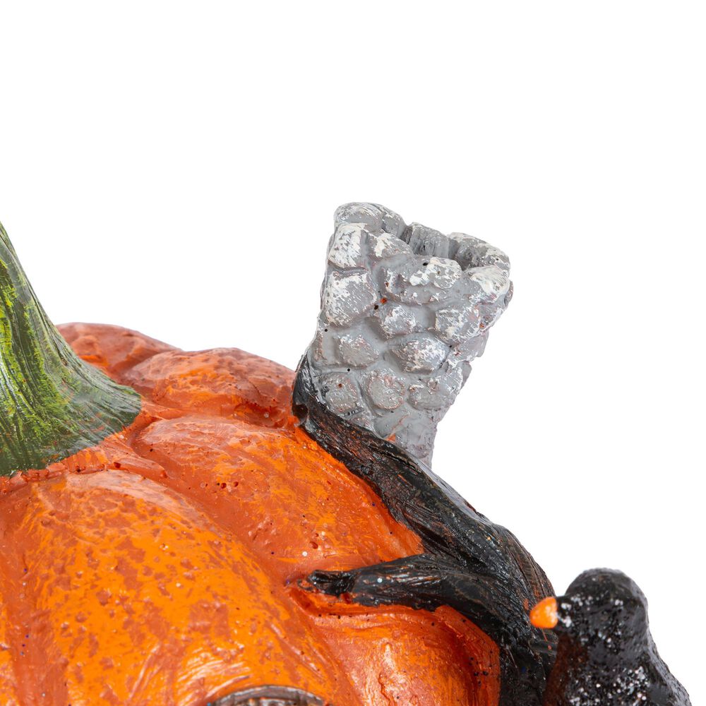 The Gerson Company 2-Piece Halloween Pumpkin House Set in Orange, , large