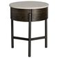 Mayberry Hill Nica End Table in White and Brown, , large