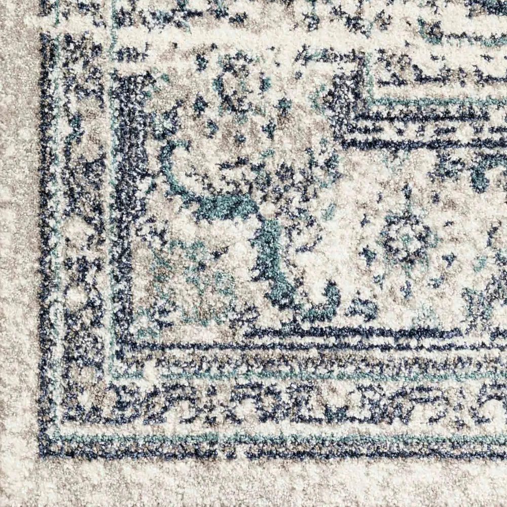 Loloi Joaquin JOA-01 5&#39;3&quot; Round Light Green and Blue Area Rug, , large