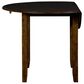 New Heritage Gia 3-Piece Round Drop Leaf Dining Set in Warm Brown, , large