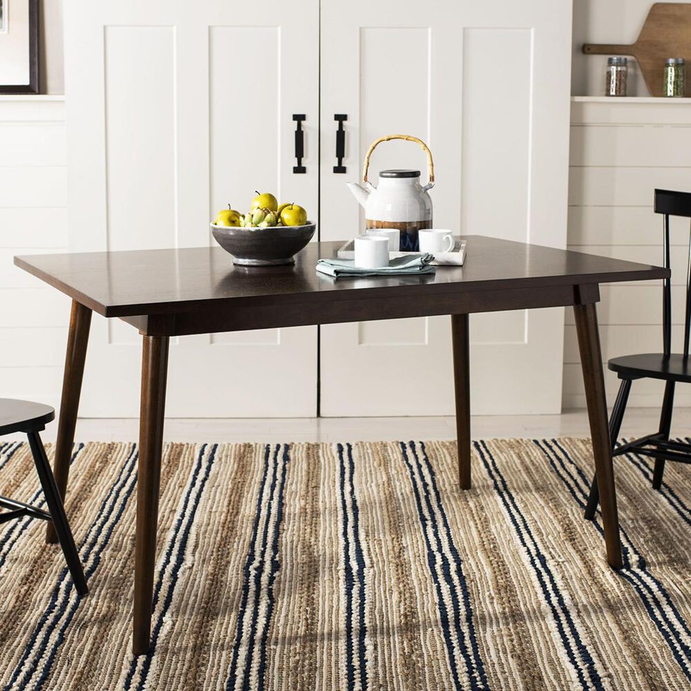 Safavieh Tia Dining Table in Walnut - Table Only, , large