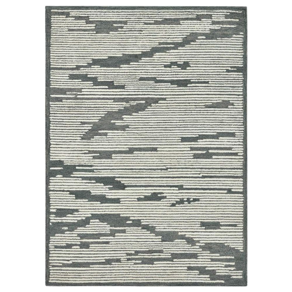 Amer Rugs Chicago 2" x 3" Dark Gray Area Rug, , large